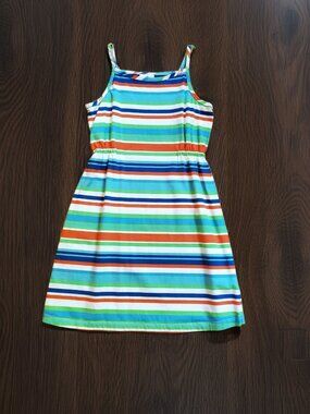 Hanna Andersson Striped Dress Size 140 (US 10)